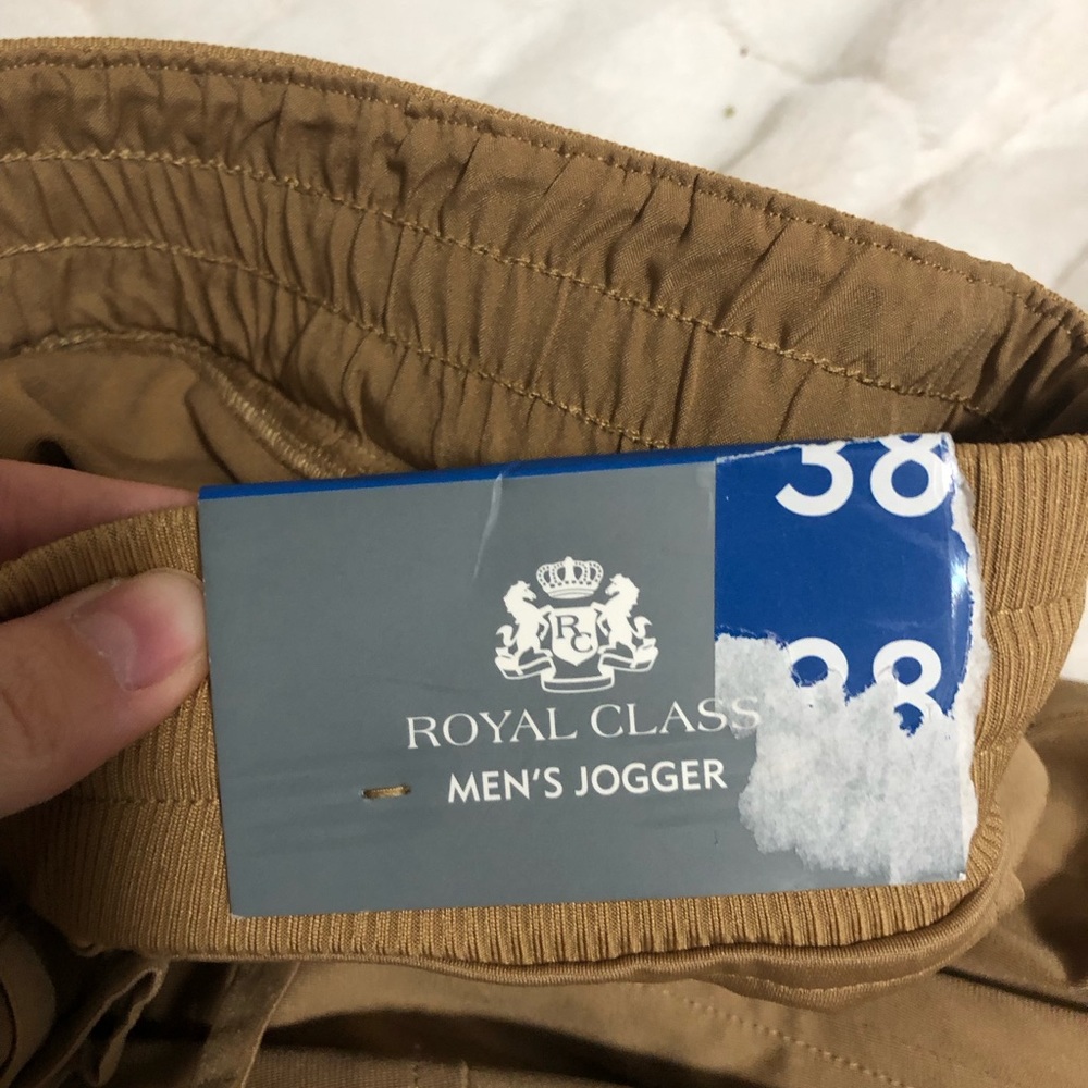 tan joggers - Picture 2 of 3